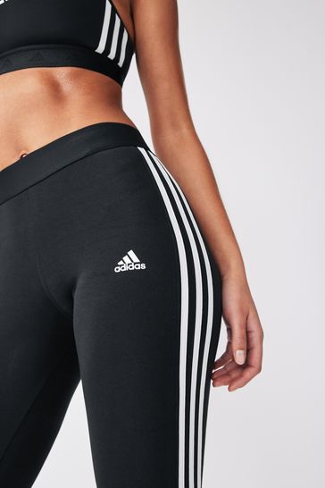 Buy adidas Black Sportswear 3 Stripes Leggings from Next USA