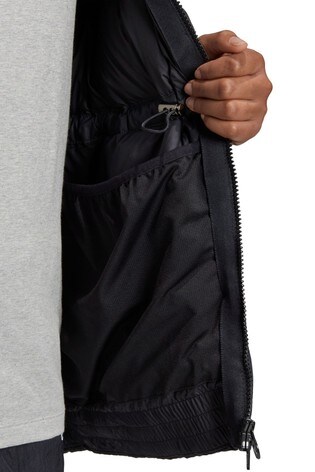 adidas originals short down filled jacket in black