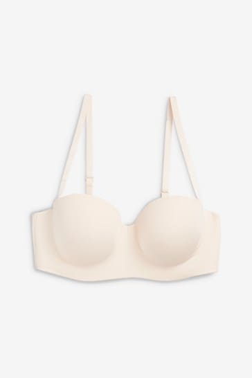 Buy Nude Light Pad Smoothing Longline Strapless Bra from Next Spain
