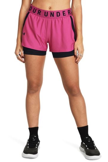Under Armour Pink 2-In-1 Shorts