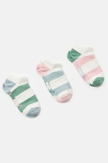 Joules Rilla Striped Trainer Socks (3 Pack)