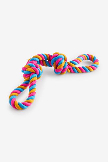 Buy Multicoloured Double Knot Rope Pet Toy from Next Bahrain