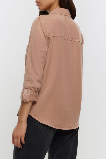 River island utility shirt best sale
