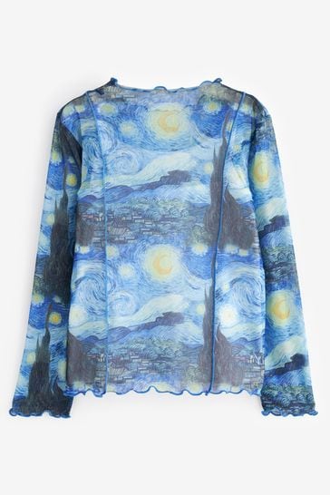 Starry store mesh top