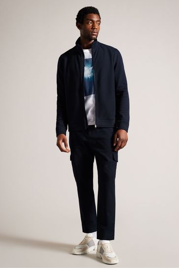 Ted baker clearance navy bomber jacket