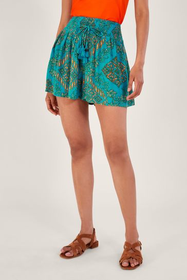 Buy Monsoon Blue Tile Print Shorts from Next Ireland