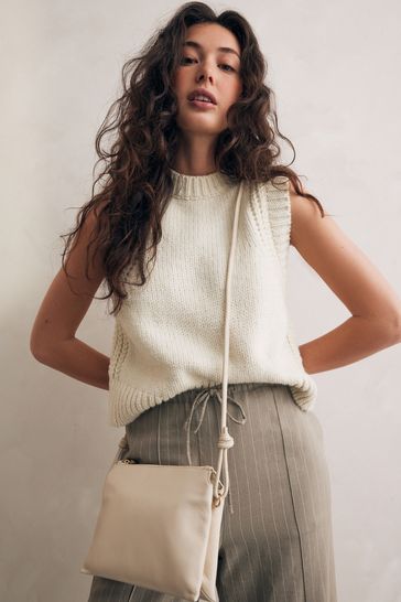 Cream cross body bag uk hot sale