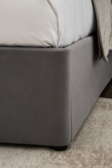 Buy Opulent Velvet Steel Grey Mayfair Upholstered Hotel Bed Frame