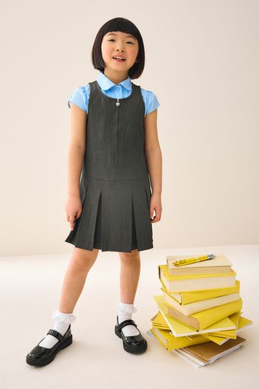 Zip pinafore top