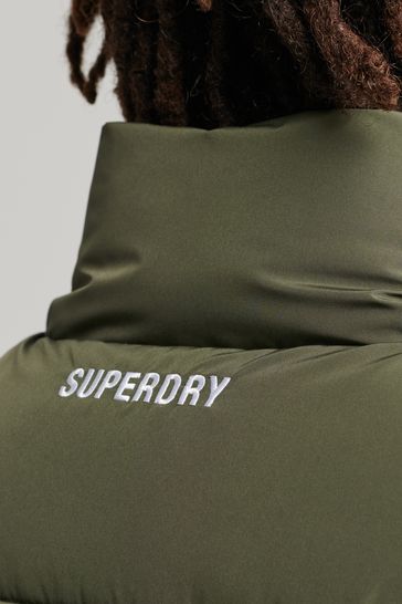 Superdry Green Sports Puffer Gilet