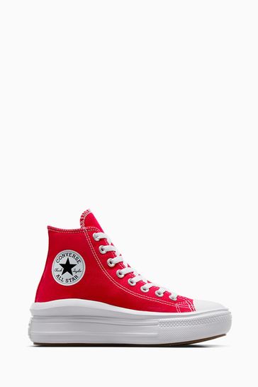 Converse Red Move High Top Trainers