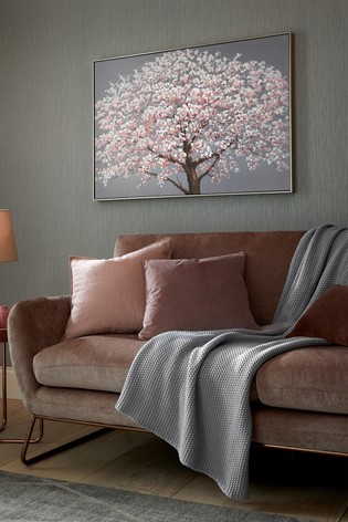Art For The Home Pink Cherry Blossoms Wall Art