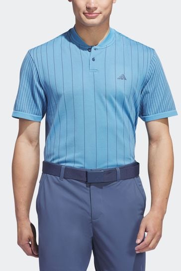 adidas Long Sleeve Polo Shirt - Blue | Men's Golf | adidas US