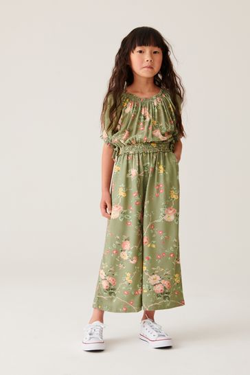 Buy Laura Ashley Khaki Green Blouson Jumpsuit from Next Poland
