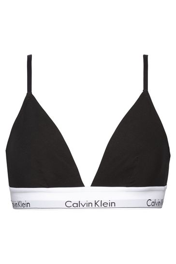 Calvin Klein Modern Cotton Bralet Black