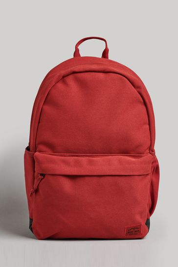 Superdry Red Unisex Essential Montana Backpack