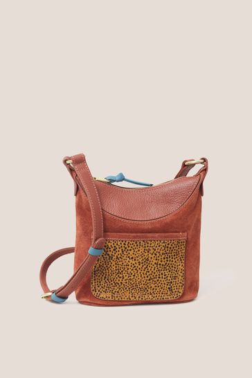 Buy White Stuff Mini Fleur Suede Cross body Bag Next