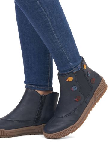 Buy Rieker Womens Blue Zipper Shoes from Next Singapore