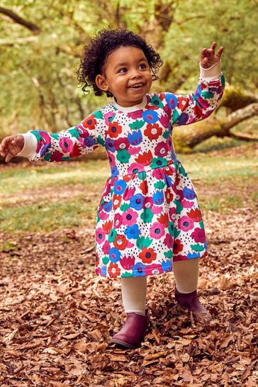 Buy JoJo Maman Bebe Girls Bold Floral Sweat Dress from Next France