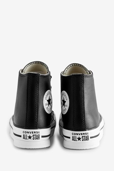 Converse Junior All Star Eva Lift Leather Trainers
