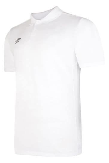 Umbro White Club Essential Polo Shirt