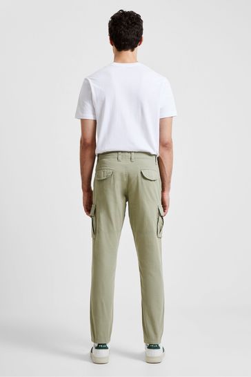 Buy French Connection Mint Green Shadow Garment Dye Cargo Joggers