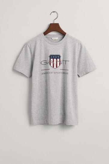 GANT Archive Shield Logo Black T-Shirt
