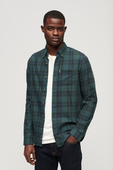 Superdry green shirt cheap