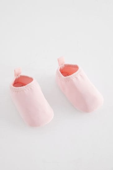 Pink Swim Sock Baby Shoes (0-24mths)