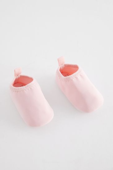Pink Baby Swim Sock Shoes 0 24mths