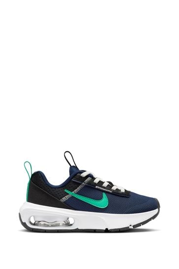 Nike Navy/Green Junior Air Max INTRLK Lite Trainers