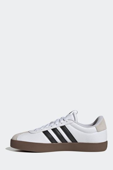 Buy adidas White Black Sportswear VL Court Trainers from Next