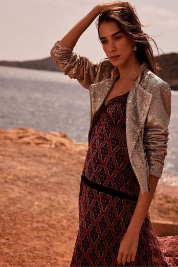Mint velvet sequin clearance jacket
