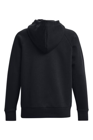 Buy Under Armour Rival Fleece Black Hoodie from Next Luxembourg