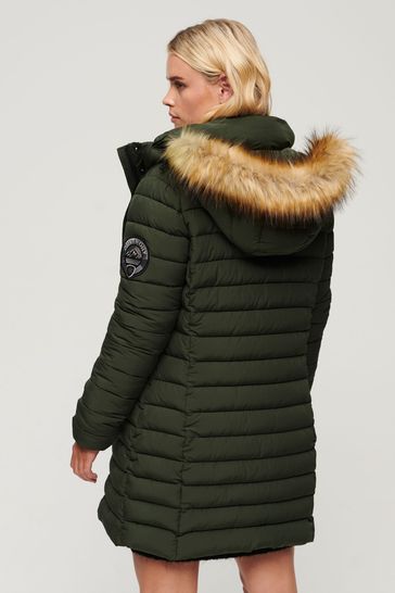 Buy Superdry Fuji Hooded Mid Length Puffer Jacket from Next Austria | Übergangsjacken