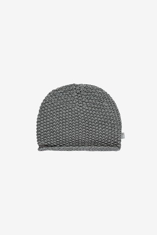 The Little Tailor Grey Baby Knitted Hat