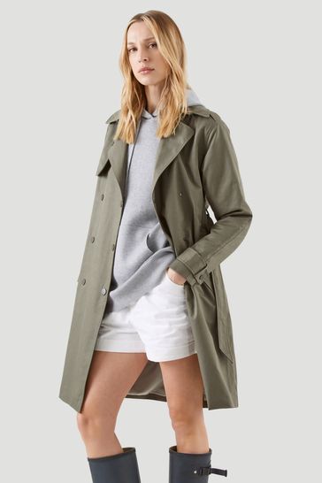 Kaldtvaer Green Petite Feda Trench Coat