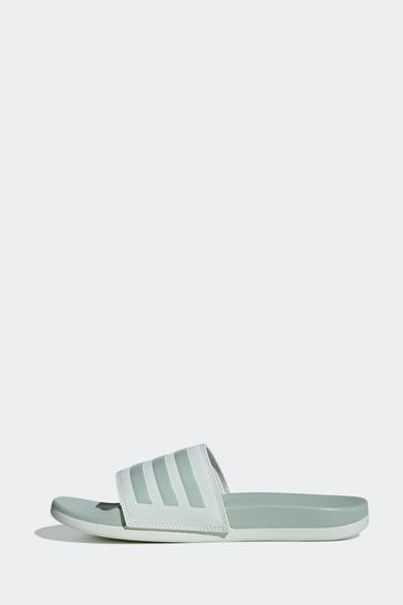 Buy adidas Green Sportswear Adult Adilette Comfort Slides from