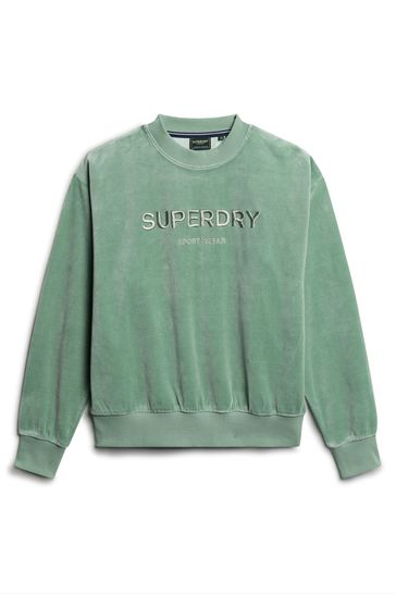 Superdry green sweatshirt on sale