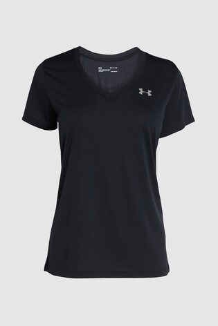 Under armour white v neck top