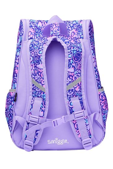 Smiggle purple backpack cheap