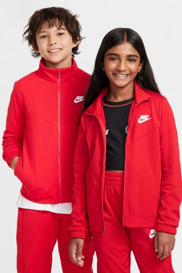 Buy Nike Red Poly Tracksuit from Next Denmark