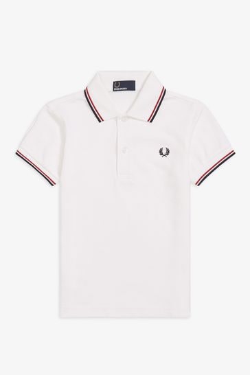 Fred Perry Kids Twin Tipped Polo Shirt