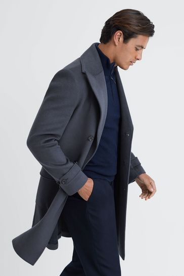 Reiss blue coat outlet