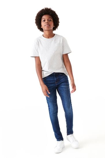 Buy Blue Super Skinny Fit Stretch Jeans 3 17yrs from Next Bahrain