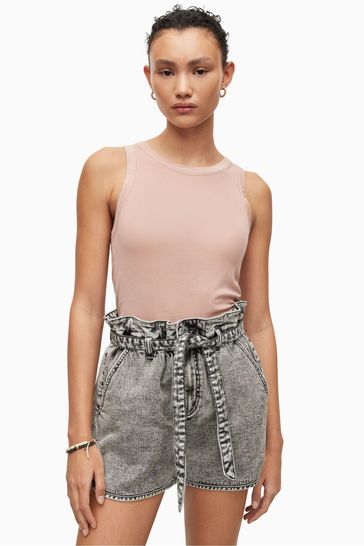 AllSaints Pink Rina Tank Top