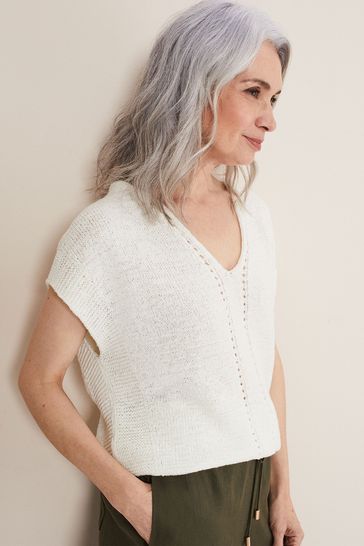 Phase eight top white jumper