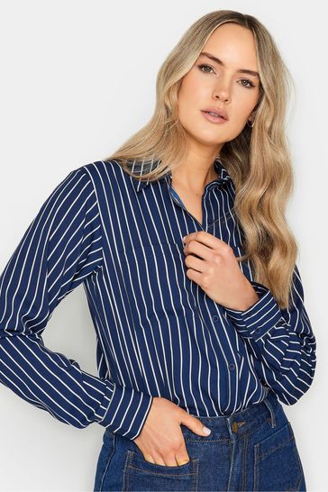 Long Tall Sally Blue Stripe Shirt