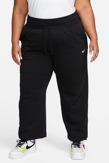 Buy Nike Black Curve Sportswear Phoenix Fleece High Waisted 100 Cotton Wide Leg Joggers from Next Netherlands