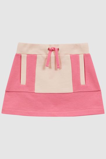 Drawstring sales cotton skirt